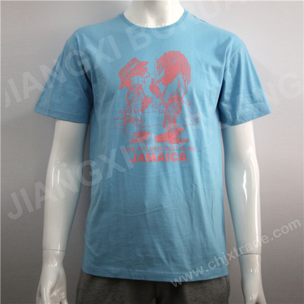 MENS CVC JERSEY T-SHIRT WITH PRINT