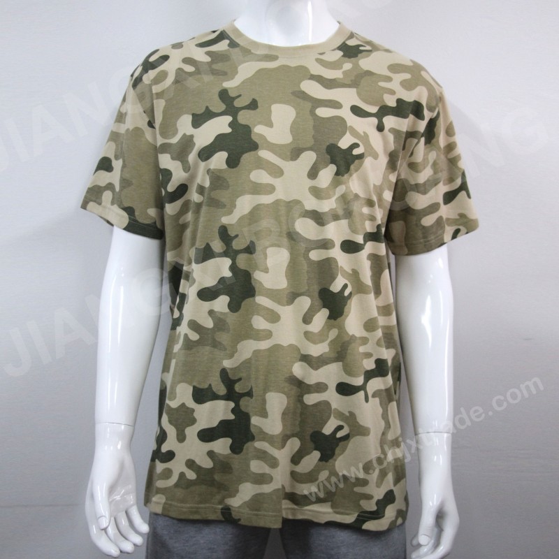 MENS TC65/35 180G JERSEY CAMOUFLAGE T-SHIRT