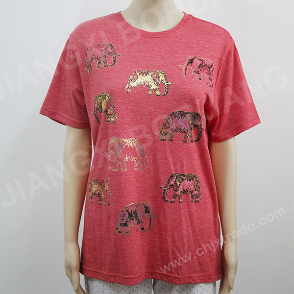 WOMENS LOOSE T-SHIRT WITH CUSTOM PRINT