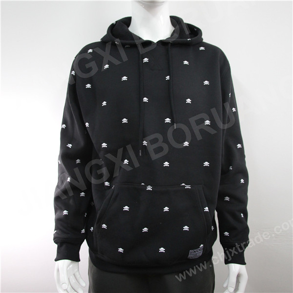 MENS FLEECE HOODIES WITH FULL PRINT