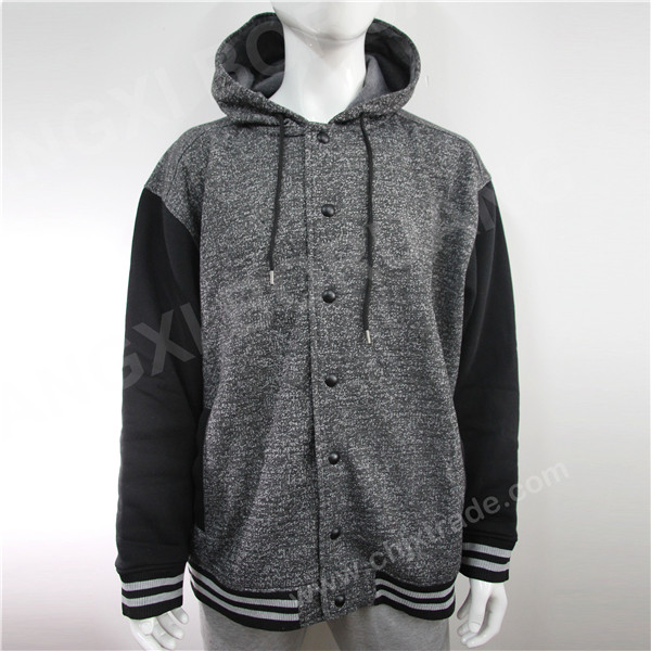 MENS A/B YARN FLEECE JACKET