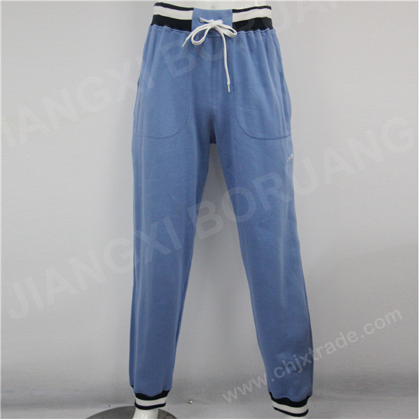 MENS TC 65/35 FLEECE PANTS WITH EMBROIDERY