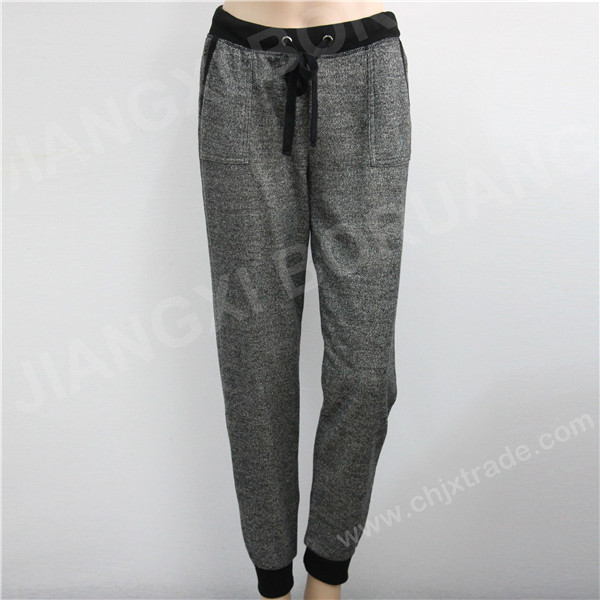 WOMENS A/B YARN FLEECE PANTS