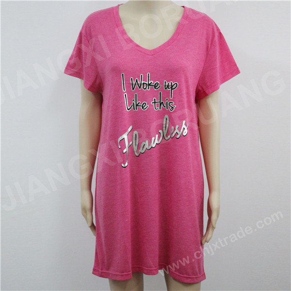 WOMENS TC JERSEY NIGHTDRESS WITH PRINT