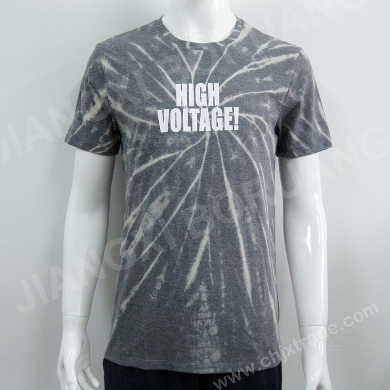 MENS 100%COTTON JERSEY TIE-DYE T-SHIRT